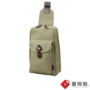 豊岡鞄 Stitch-on 52195 ベージュ ワンショルダー 送料無料 スティッチオン ボディバッグ 帆布 牛革 BEIGE かばん カバン バッグ｜tabikutsuya