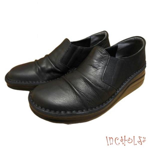 インコルジェ8303 ブラック スリッポン ウォーキングシューズ 送料無料 INCHOLJE レディ...