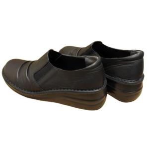 インコルジェ8303 ブラック スリッポン ウ...の詳細画像3