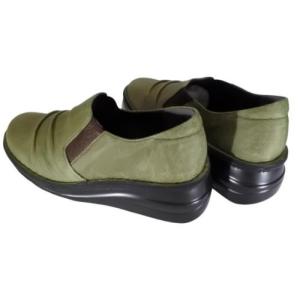 インコルジェ8303 カーキ スリッポン ウォ...の詳細画像3