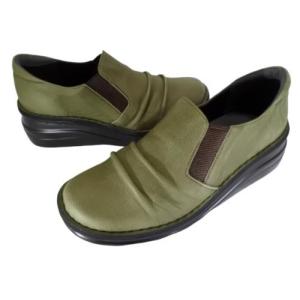 インコルジェ8303 カーキ スリッポン ウォ...の詳細画像5