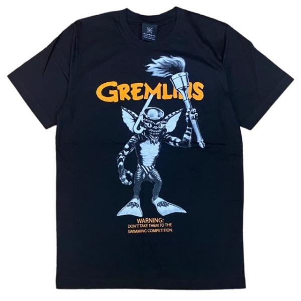 映画  グレムリン ストライプ Gremlins  SF Tシャツ ブラック メンズ レディース