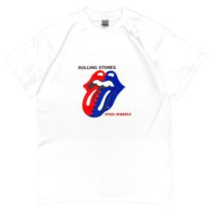ローリングストーンズ Rolling Stones バンド　Tシャツ　ホワイト