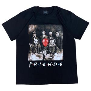 ホラーアビーロード パロディTシャツ 面白Tシャツ ビートルズ風 