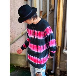タイダイ染め 長袖Tシャツ Lサイズ ブリーチ : 旅空 tabisora