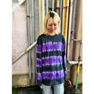 タイダイ染め 長袖Tシャツ Lサイズ ブリーチ : 旅空 tabisora