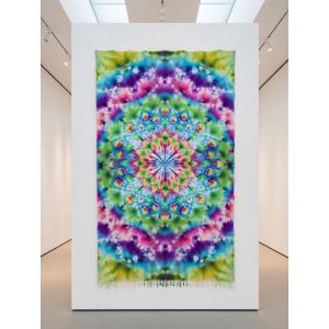 タイダイ染め タペストリー 曼荼羅 