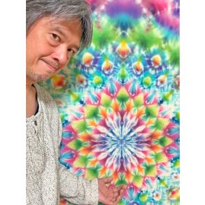 タイダイ染め タペストリー 曼荼羅 宇宙に色が...の詳細画像5