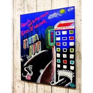 絵画 原画 キャンバス画 「Hotel RAT...の詳細画像1