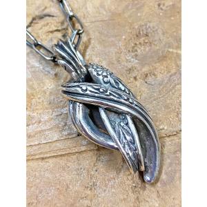 送料無料!!シルバーアクセサリー ペンダントトップ プレート ジョン