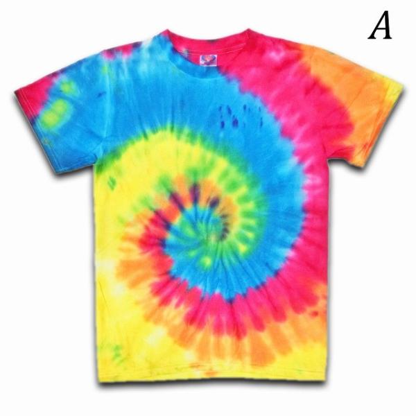 カラフル☆タイダイ・絞り染めTシャツ　Mサイズ【全6種】
