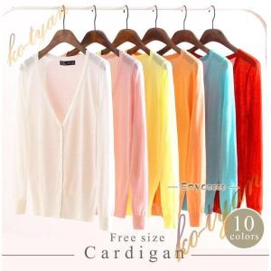 カーディガン 夏 レディース 薄手 サマー 長袖...の商品画像