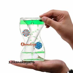 置き物 二輪 オイル時計 置物 油時計 液体時...の詳細画像1