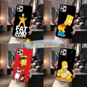 The Simpsons スマホケース 携帯カバー  TPU 可愛い 保護 iphone1514 12 7 8 6 plus iphone15X XS MAX XR iphone1511 Pro SE 12 13 mini ケース