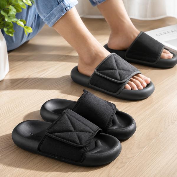 サンダル メンズ 介護靴 介護シューズ マジックテープ コンフォートサンダル 疲れにくい スリッパ ...