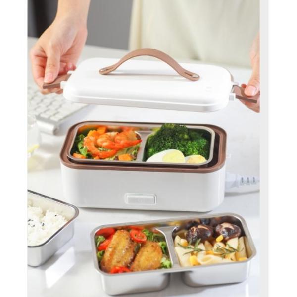 限定特売！弁当箱 電気弁当箱 炊飯器 3段式 炊く 蒸す 加熱弁当箱 時短 炊飯器 炊飯 料理 コン...