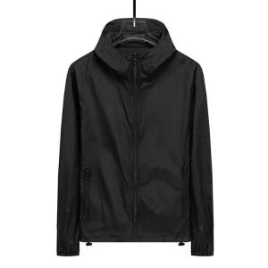 サマー メンズ 長袖 ジップパーカー ラッシュ...の詳細画像1
