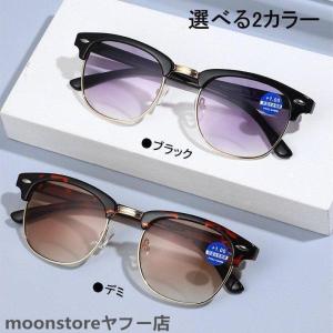 老眼鏡 おしゃれ メンズ 遠近両用 ブルーライ...の詳細画像1
