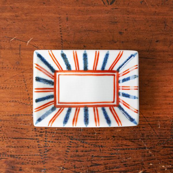 砥部焼 布目小付け 呉須赤線 梅山窯 愛媛県 醤油皿 伝統工芸品 民藝品 食器 キッチン雑貨 ギフト...