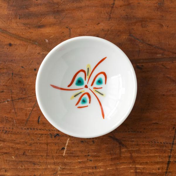 砥部焼 3寸丸皿 色絵 梅山窯 愛媛県産 豆皿 伝統工芸品 民藝品 食器 キッチン雑貨 ギフト プレ...