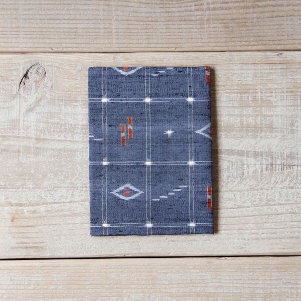 上田紬（つむぎ） ブックカバー 文庫本サイズ 絹100% 長野県産 伝統工芸品 民藝品 04 ギフト...