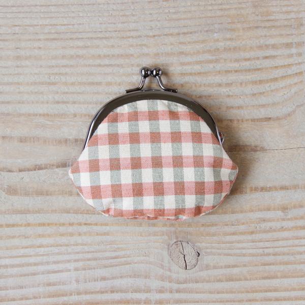 上田紬（つむぎ） がま口 小 絹100% 長野県産 02 小銭入れ ポーチ 伝統工芸品 民藝品 ギフ...