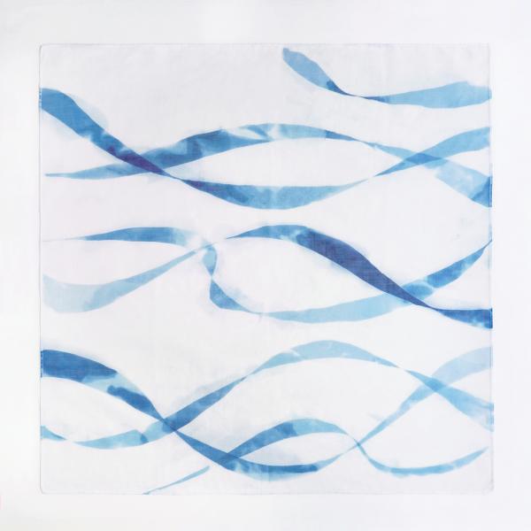 藍染屋ほうね 藍染ハンカチーフ 綿ローン 54cm角 04 ハンカチ/スカーフ/ネッカチーフ ギフト...