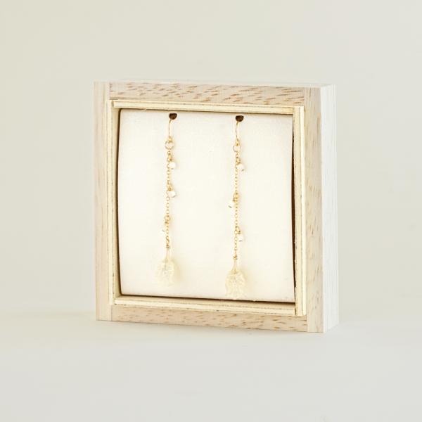 nobana スズラン イヤリング/ピアス 本美濃紙使用 伝統工芸品 民藝品 ギフト プレゼント 誕...