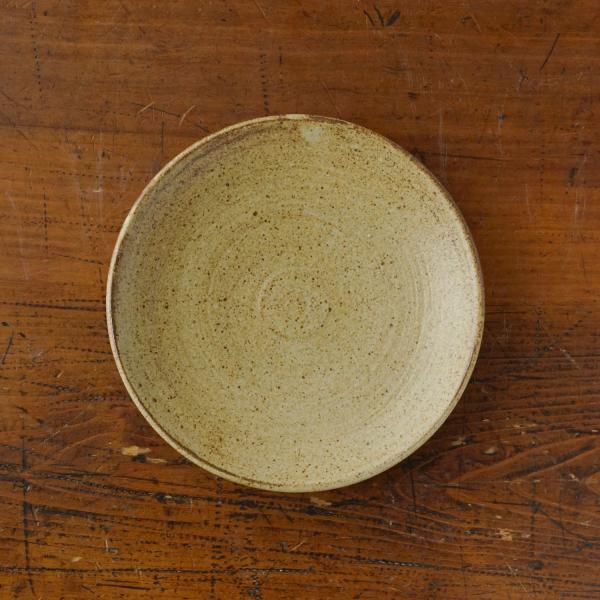常陸窯いそべ陶苑 プレート Φ15 黄色（土灰釉） 笠間焼 別注カラー 伝統工芸品 民藝品 ギフト ...