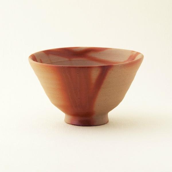 備前焼 飯碗 ご飯茶碗 火襷 仁堂窯 大森宏明 伝統工芸品 民藝品 食器 キッチン雑貨 ギフト プレ...