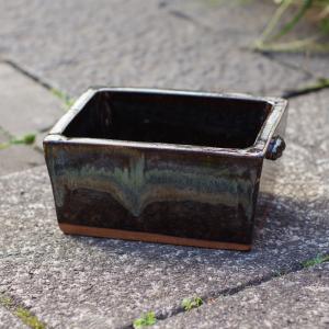 宗像窯 5寸利鉢 飴釉／白釉 会津本郷焼 福島県 中鉢 伝統工芸品 民藝品