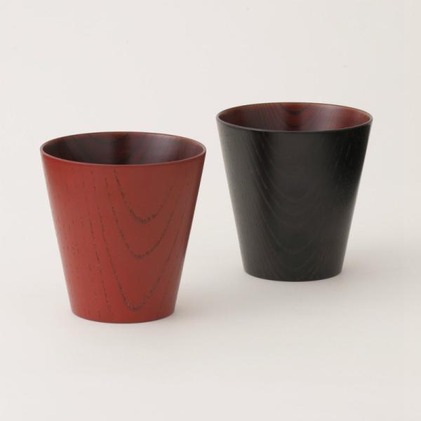 香川漆器 MOKUMEカップ ペアセット 朱/黒/黄/ベージュ/青 中田漆木 伝統工芸品 民藝品 食...