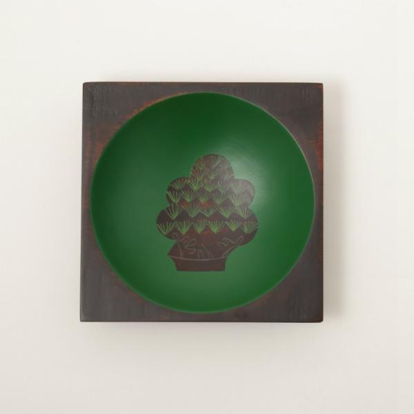 香川漆器 さぬき角丸ボウル うるし絵 6種類 中田漆木 伝統工芸品 民藝品 食器 キッチン雑貨 ギフ...