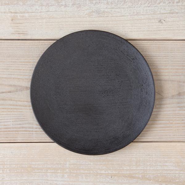 香川漆器 讃岐石地塗丸皿（中） 中田漆木 伝統工芸品 民藝品 食器 キッチン雑貨 ギフト プレゼント...