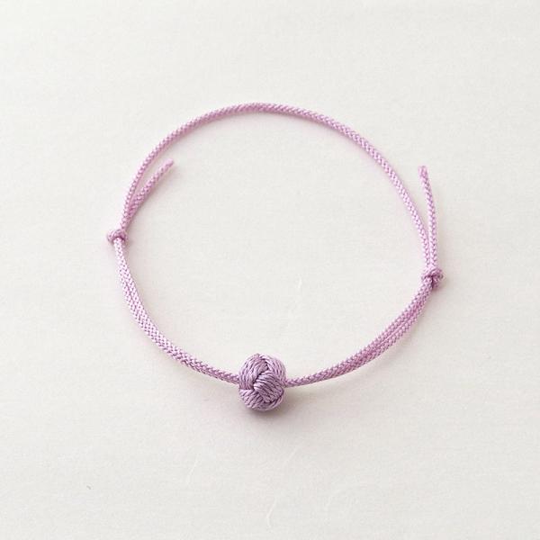京くみひも 小田巻ブレスレット 藤（紫色） 昇苑くみひも 組紐ブレスレット 組紐アクセサリー ギフト...