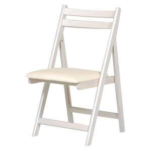 折りたたみ椅子(作業用チェア) 木製×合成皮革/合皮｜table-lukit