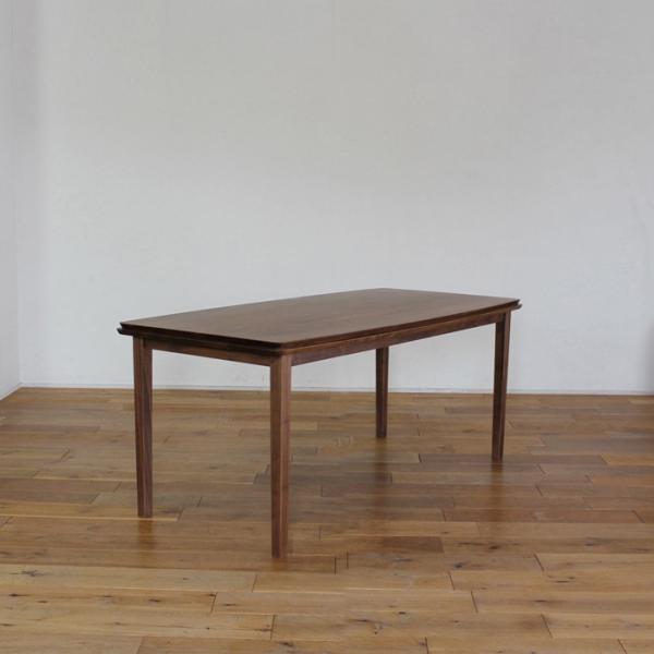 ダイニングテーブル 180cm ブラウン ウォールナット 国産 日本製 北欧 完成品 スタイリッシュ...