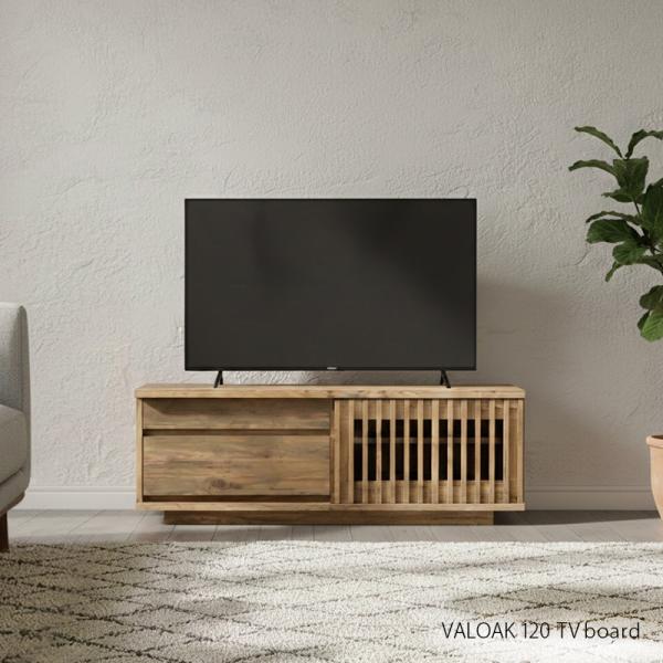 テレビ台 テレビボード 幅120cm ジャパンディ 北欧モダン 日本製 ブラックアッシュ 無垢 ルー...