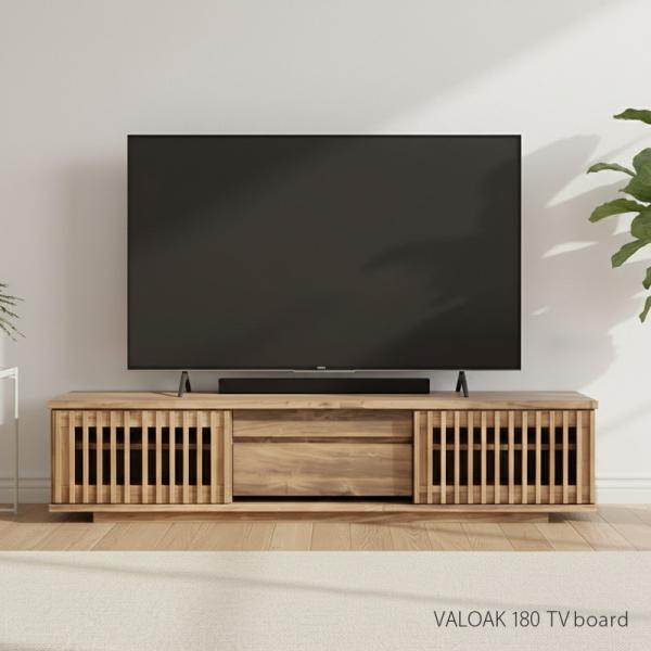 テレビ台 テレビボード 幅180cm 日本製 完成品 ブラックアッシュ無垢 大型TV対応 北欧モダン...