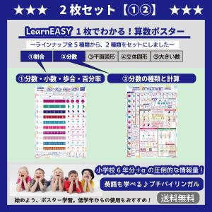 分数 小数 歩合 百分率 割合一覧 教材 算数 ポスター 中学受験 Learneasy Learneasy Poster Math Percentage Tables 通販 Yahoo ショッピング