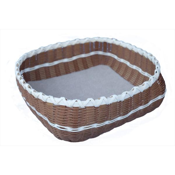 安心の日本製　　ネコちゃんワンちゃんのクーファン （Mサイズ）色名：モカ　　シンプルなデザインとカラ...