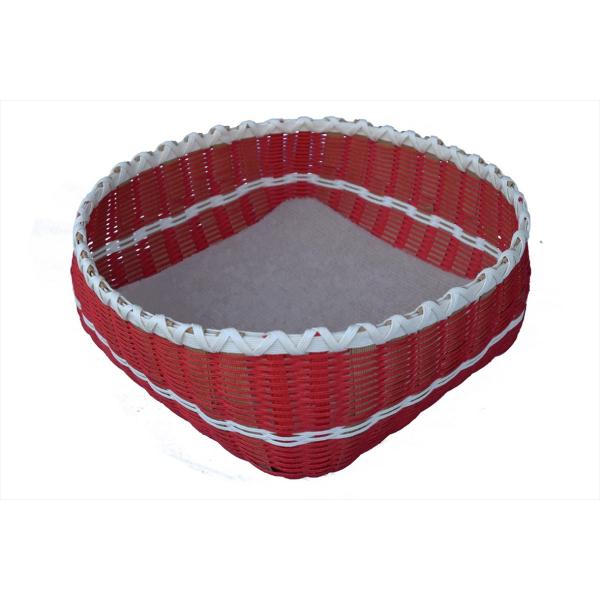 安心の日本製　　ネコちゃんワンちゃんのクーファン （Mサイズ）色名：ストロベリー　　シンプルなデザイ...