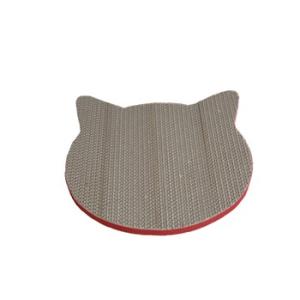 ダンボール製猫の爪とぎ　ガリット・ねこ型　丈夫で長持ち！とぎ粉が少ない！