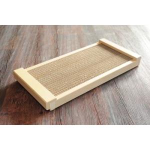 猫の爪とぎ　ガリット・スリム高級木製ケース ｘ１枚付