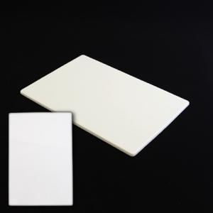 陶板 22×15cmフラット 大 白 白磁 ポ...の詳細画像1