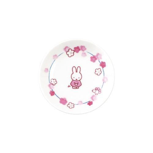 ミッフィーほのか（花）小皿 12cm（白） 金正陶器 418113 4964412418135