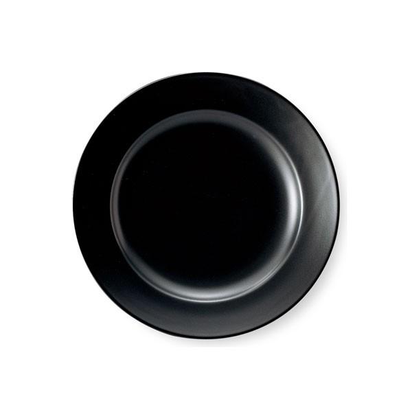 エクシブ 17cmパン皿 黒マット 黒い食器 cafe カフェ 食器 業務用 日本製