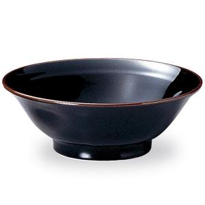 うるし天目中華 高台丼 7.0寸 700cc 黒 中華食器 ラーメン丼 うるし天目 6．5高台丼（19.7cm） 中華食器 業務用 ラーメン 日本製