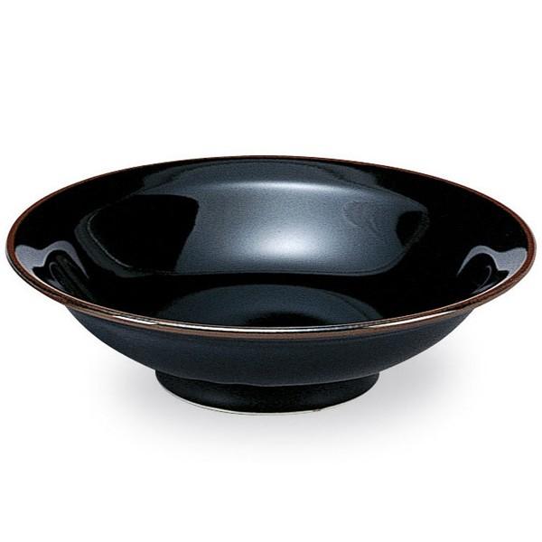 うるし天目 ８．０丸高台（24.8cm） 中華食器 業務用 ラーメン 日本製
