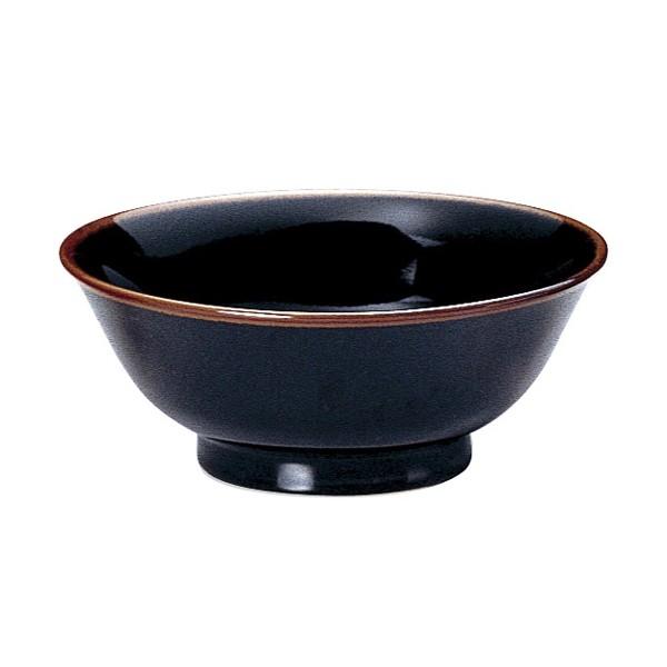 うるし天目 ６．５反高台（20.3cm） 中華食器 業務用 ラーメン 日本製